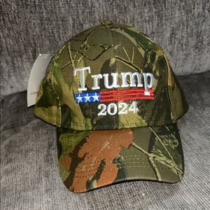 Trump 2024 Camo Cap - Green Camouflage